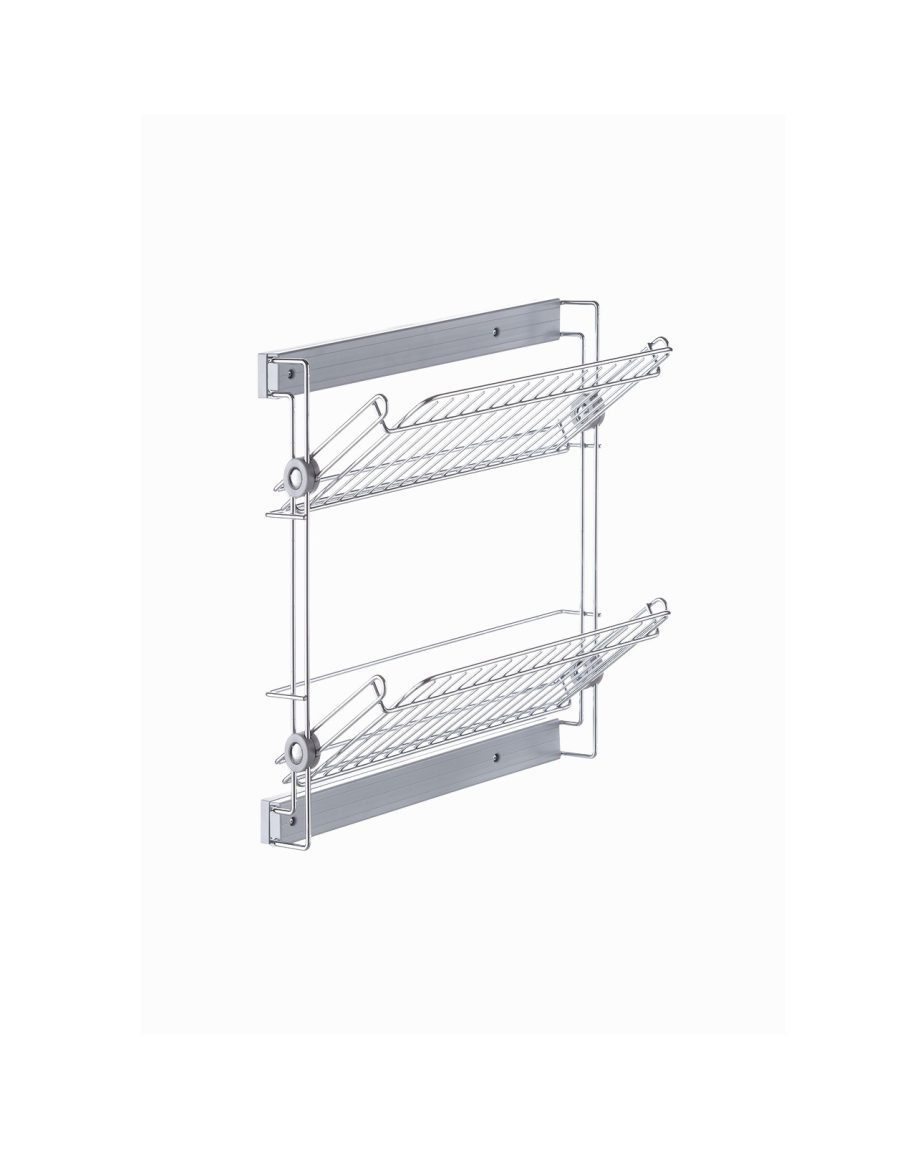 prestige side pull-out shoes rack black 500 mm