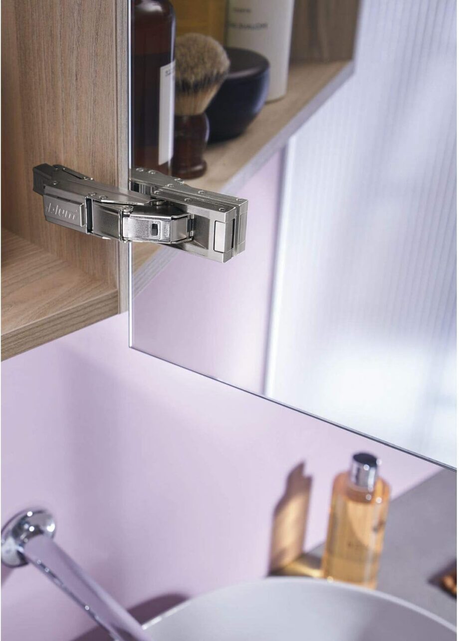 Blum Hinge Cliptop Blumotion cristallo glass door overlay